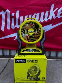 Ryobi 18V ONE+ Hybrid 7.5" Fan