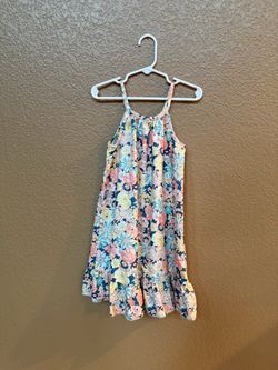Girl’s Summer Dress w/flowers size 4/5