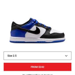 Nike Dunk Low SE PS "Dance Party" (Size 2y) Excellent Condition Like New 100% Authentic Guaranteed