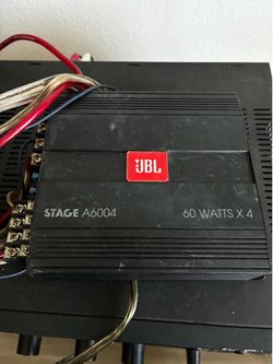 JBL STAGEA6004 Stage Series 4-Channel Car Audio Amplifier - 50 Watt x 4 Full Range