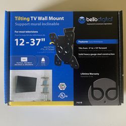 Tilting Tv Wall Mount 12-37”