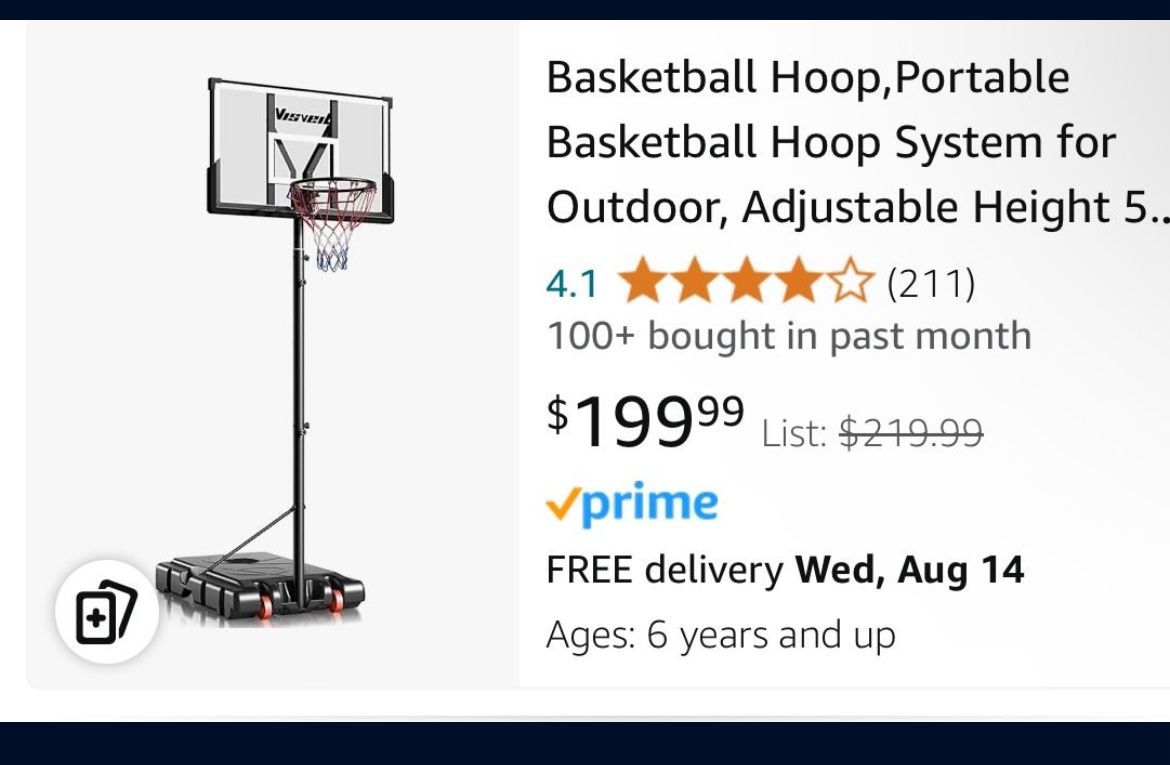 Brand New Basketball Hoop