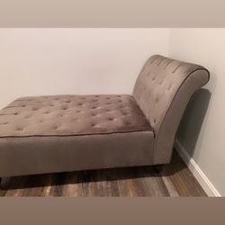 Gray Chair  Ottoman
