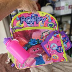 New Poppy Troll Back Pack With Accessories  As Shown