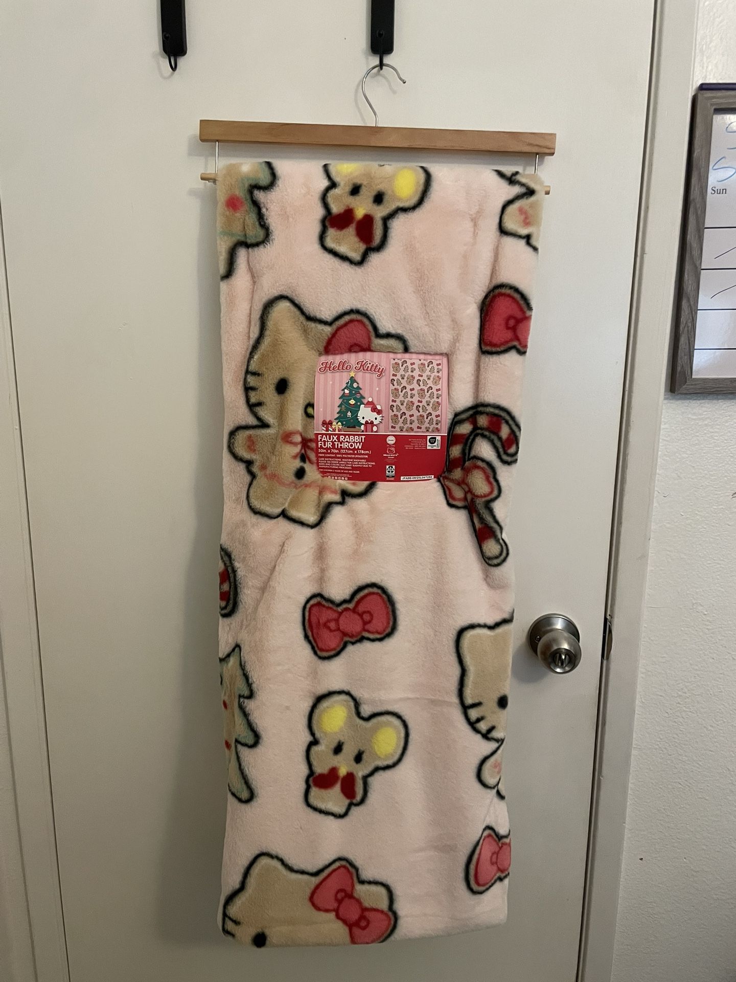 Hello Kitty Gingerbread Blanket