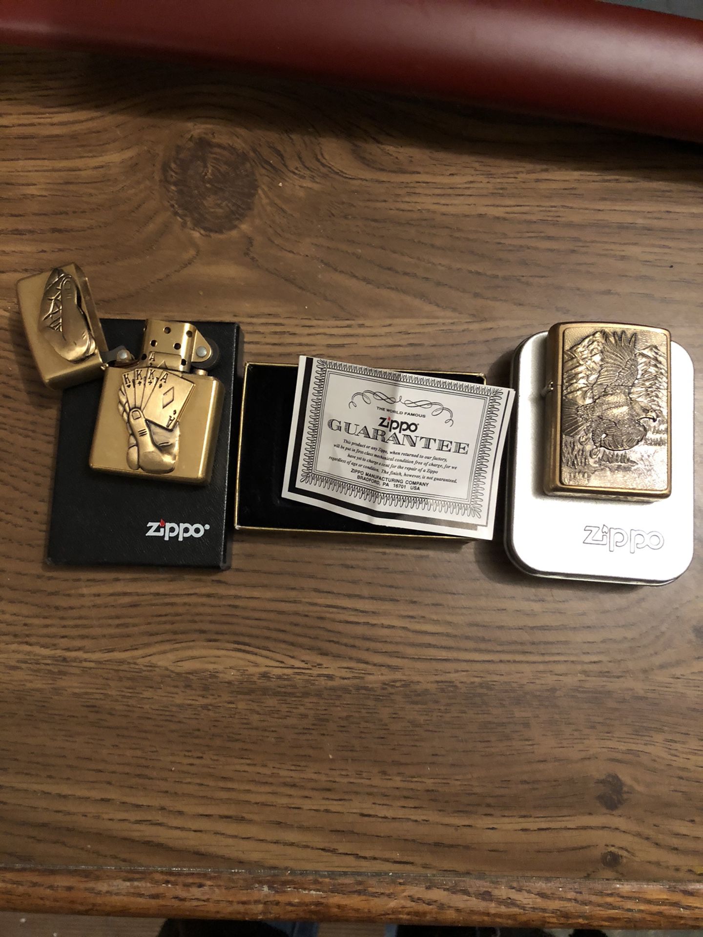 TwoZippo lighters good condition never used
