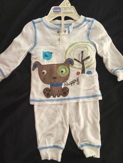 6 months organic baby outfit