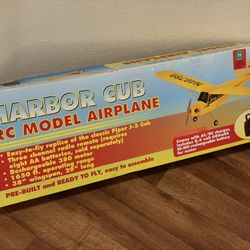 Harbor Cub Vintage RC Model Airplane