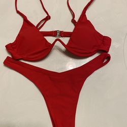 Red Bathing Suit 2-piece $20