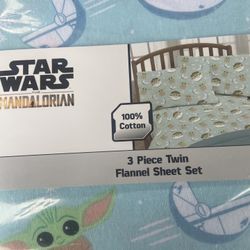 Star Wars Twin Flannel Sheet Set