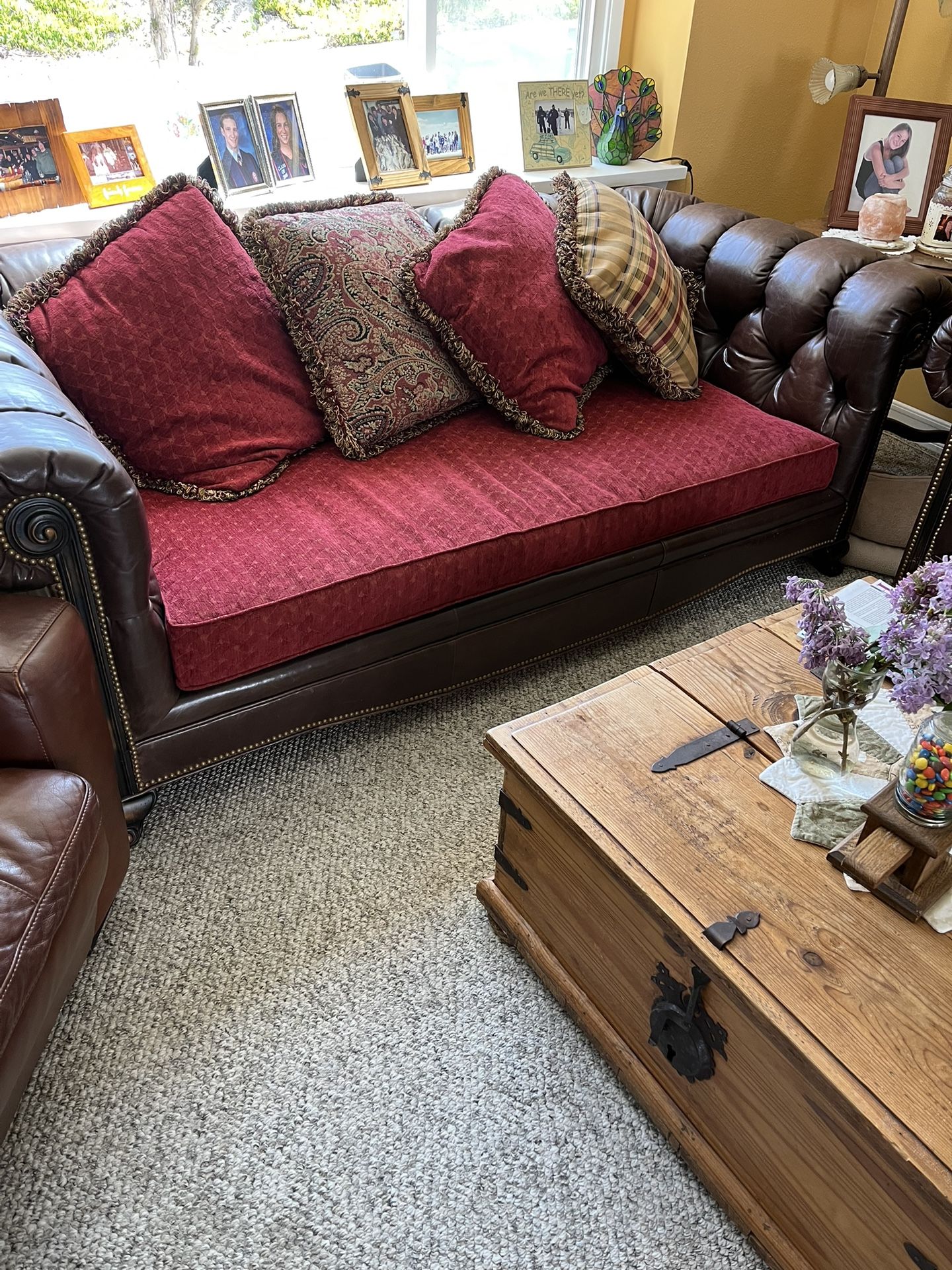Couch Set Custom Made By Wesley Hall, Inc