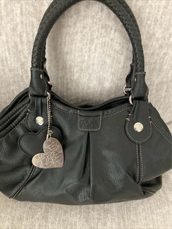 Relic black Faux Leather slouchy Shoulder Bag