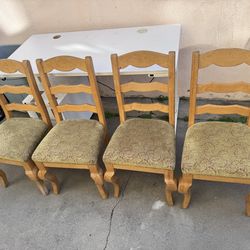 Vintage Farmhouse Style Dining Chairs set of 4