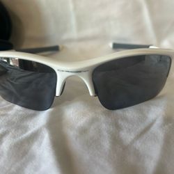 Oakley White Shield Sunglasses