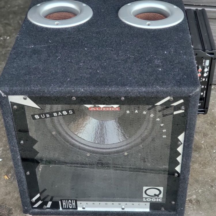 Car Subwoofer And Amp 