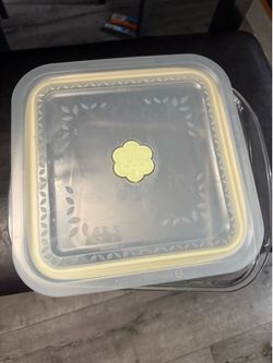 Princess house glass container