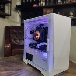 Clean White Gaming PC