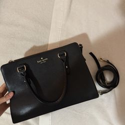 Kate Spade Black Pebbled Leather Handbag Crossbody