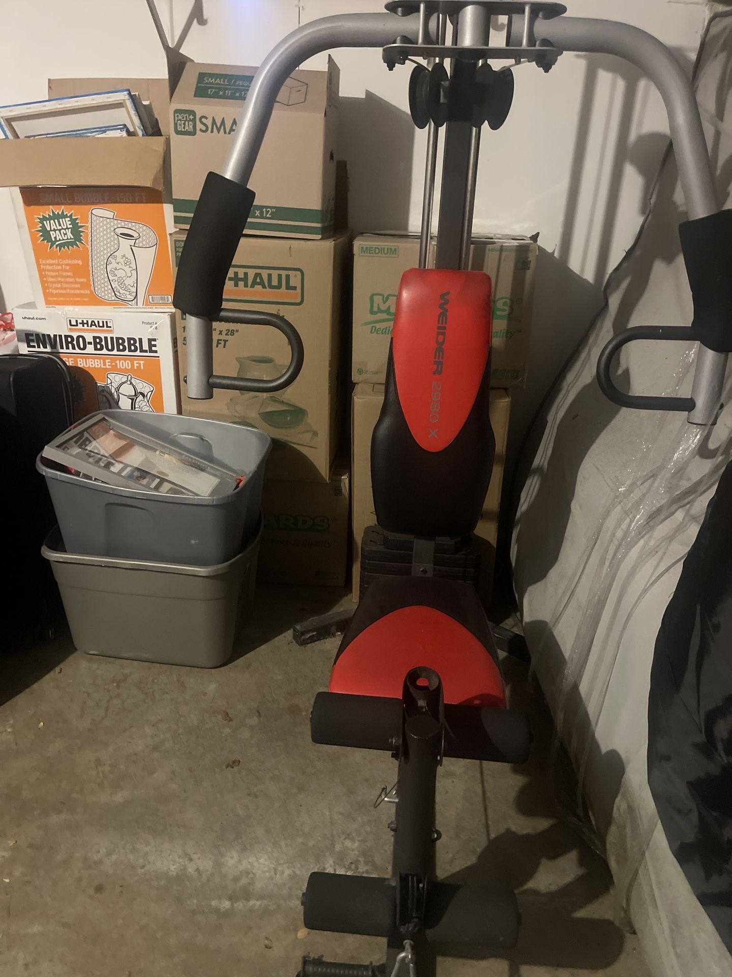 All in one weight bench, very good condition