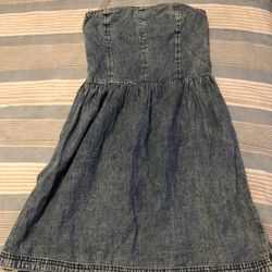 Arizona Jean Co Strapless Denim Dress