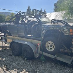 1992 Ford Ranger And 16’ HD Trailer With Brakes And Ramps. 