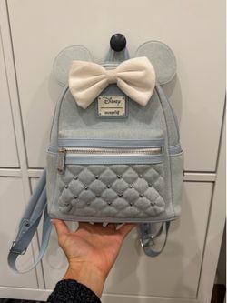 Studded Denim mickey mini Backpack Loungefly - Special Edition