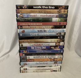 20 Assorted Romantic Comedy Dvd’s