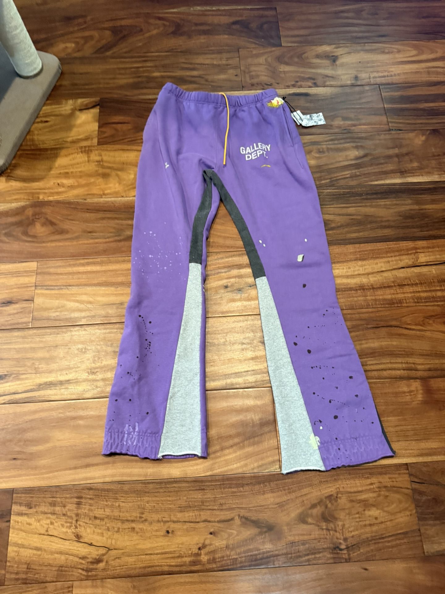 Gallery Dept. GD Logo Flare Sweatpants Purple