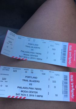 Blazer tickets