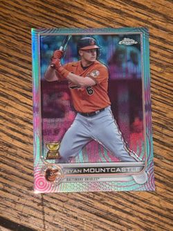 2022 Topps logo fractor Ryan mountcastle pink parallel /199