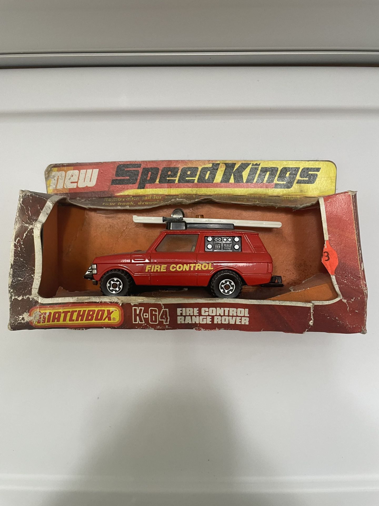 1970s Vintage Matchbox Superkings SK64 Fire Control Truck Toy Collectible England