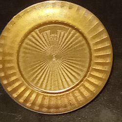 Beautiful Antique French Catholic Bubble Glass Pendant