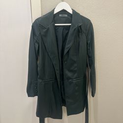Leather Trench Coat