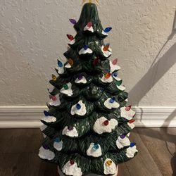 Vintage Ceramic Christmas Tree