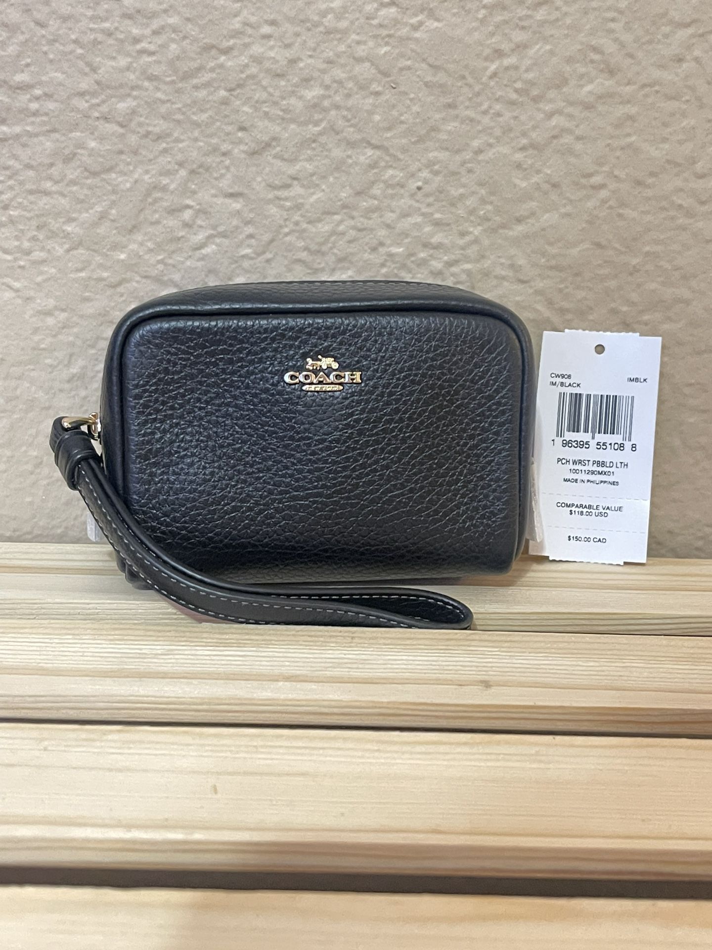 NEW Original COACH Pouch Wristlet