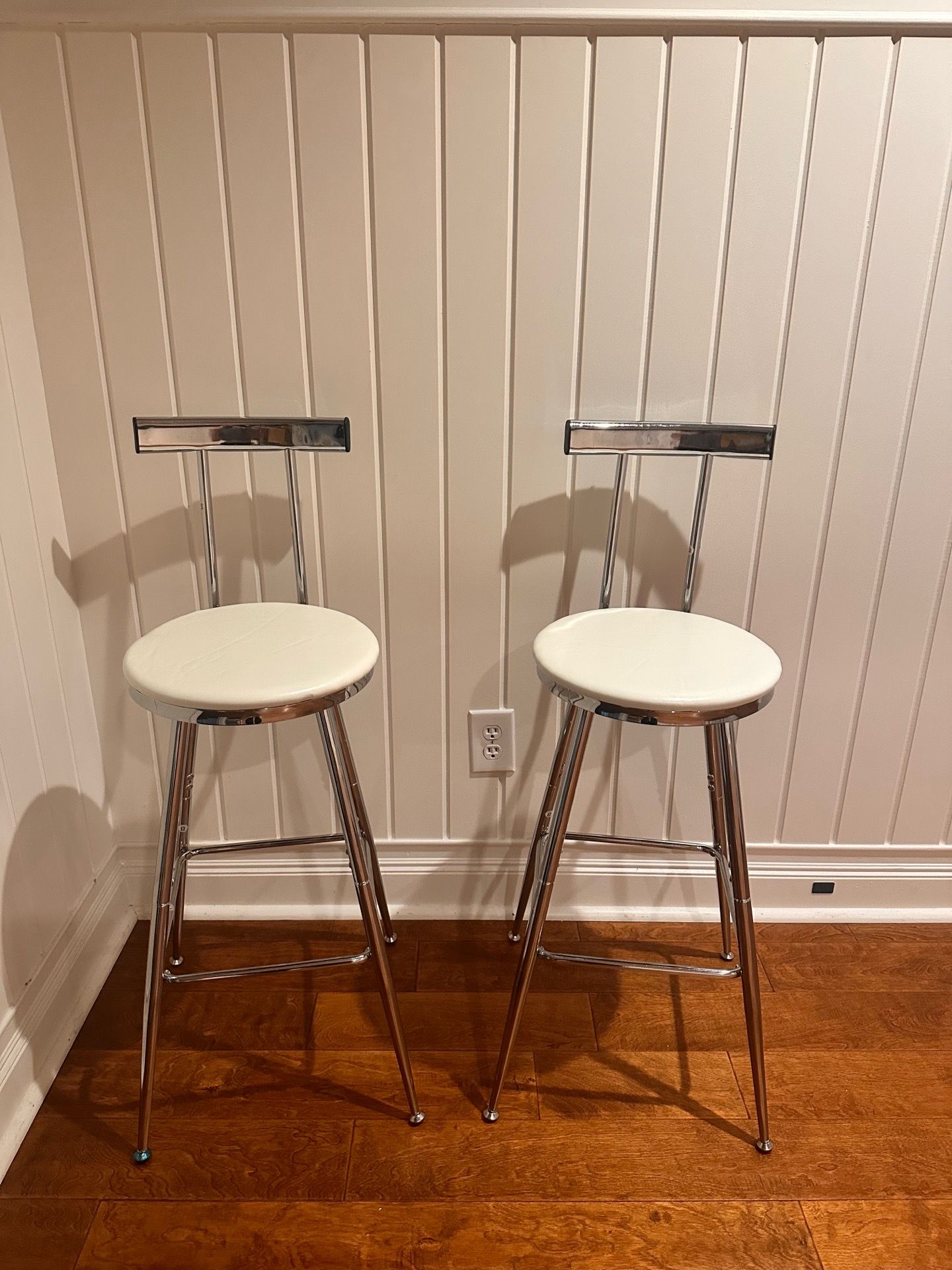 Bar Stools, Set of 2 High Kitchen Barstools