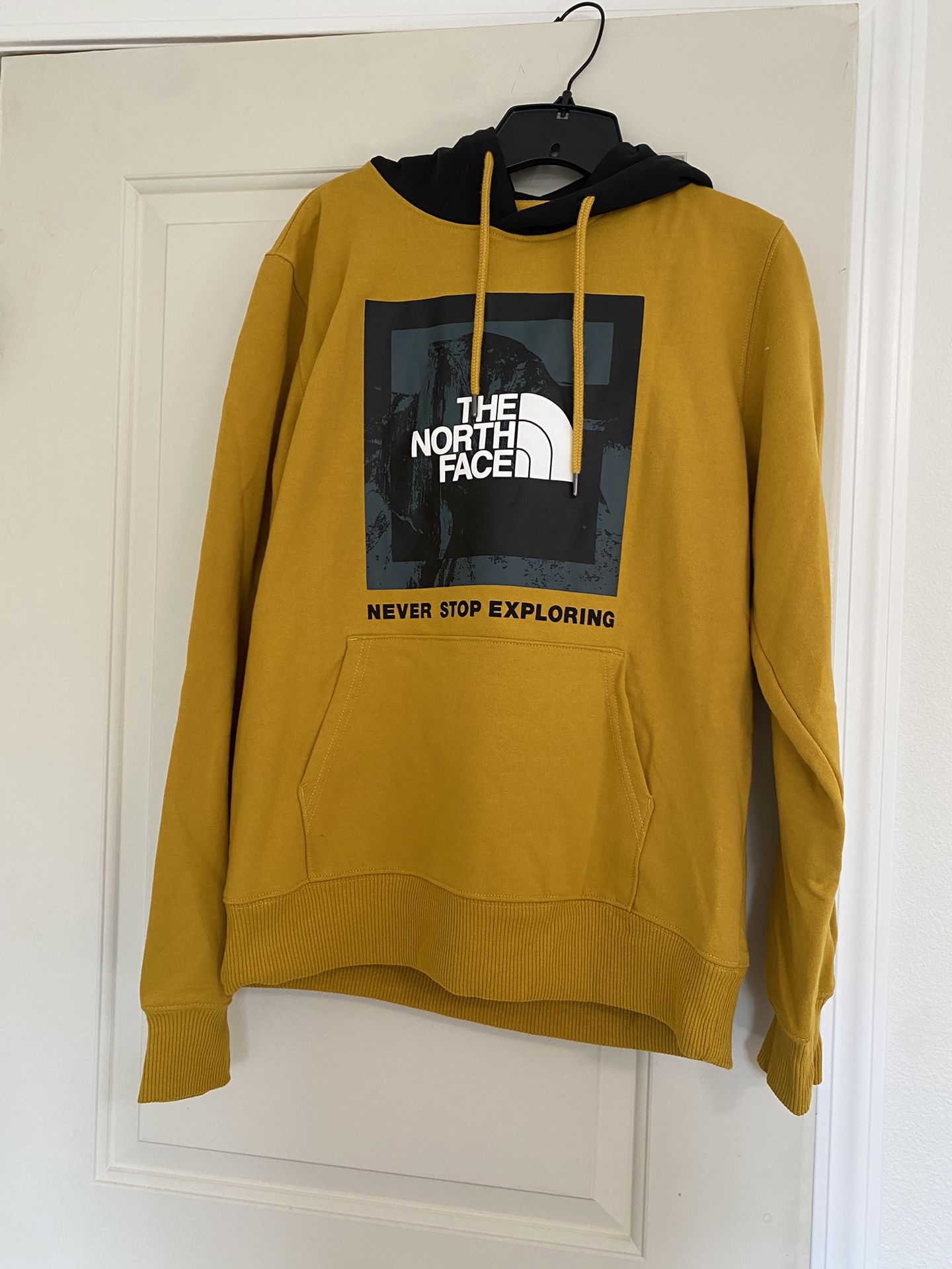 North face Mustard Yellow Hoodie Small