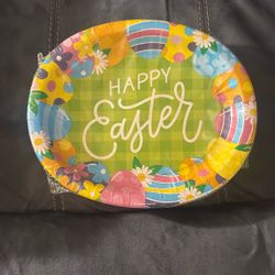 New Sealed Hobby Lobby Brother Sister Design Studio Happy Easter 20 Count Plates 