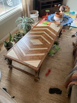 Handmade coffee table