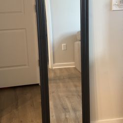Wall/ Floor Mirror Black