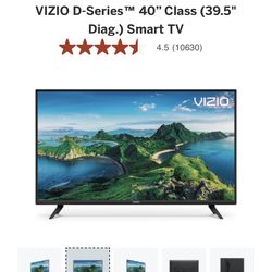 VIZIO 40” Smart TV $30