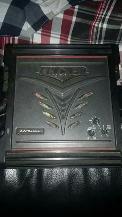 Kicker 1 channel amp