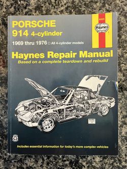 Haynes Repair Manual Porsche 914