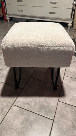 White cushion seat
