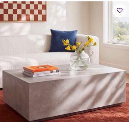 Concrete Block Coffee Table