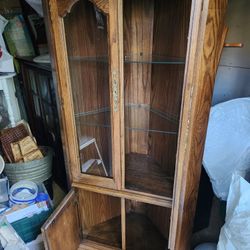 Corner Curio Cabinet