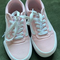 Girls Pink Vans, Size 11, Worn Twice, EUC