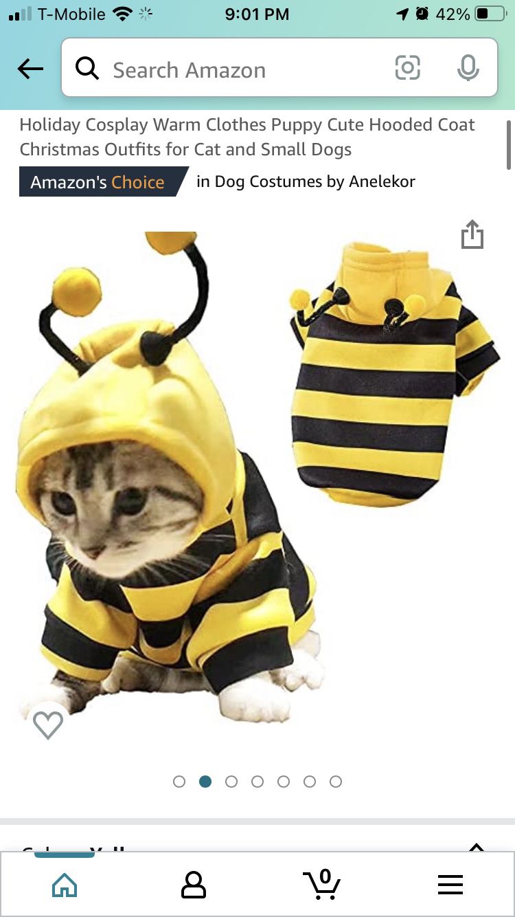 Bumblebee Pet Sweater 