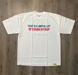 México Color Awful Lot Of Cough Syrup Tee Size XL - Read Description