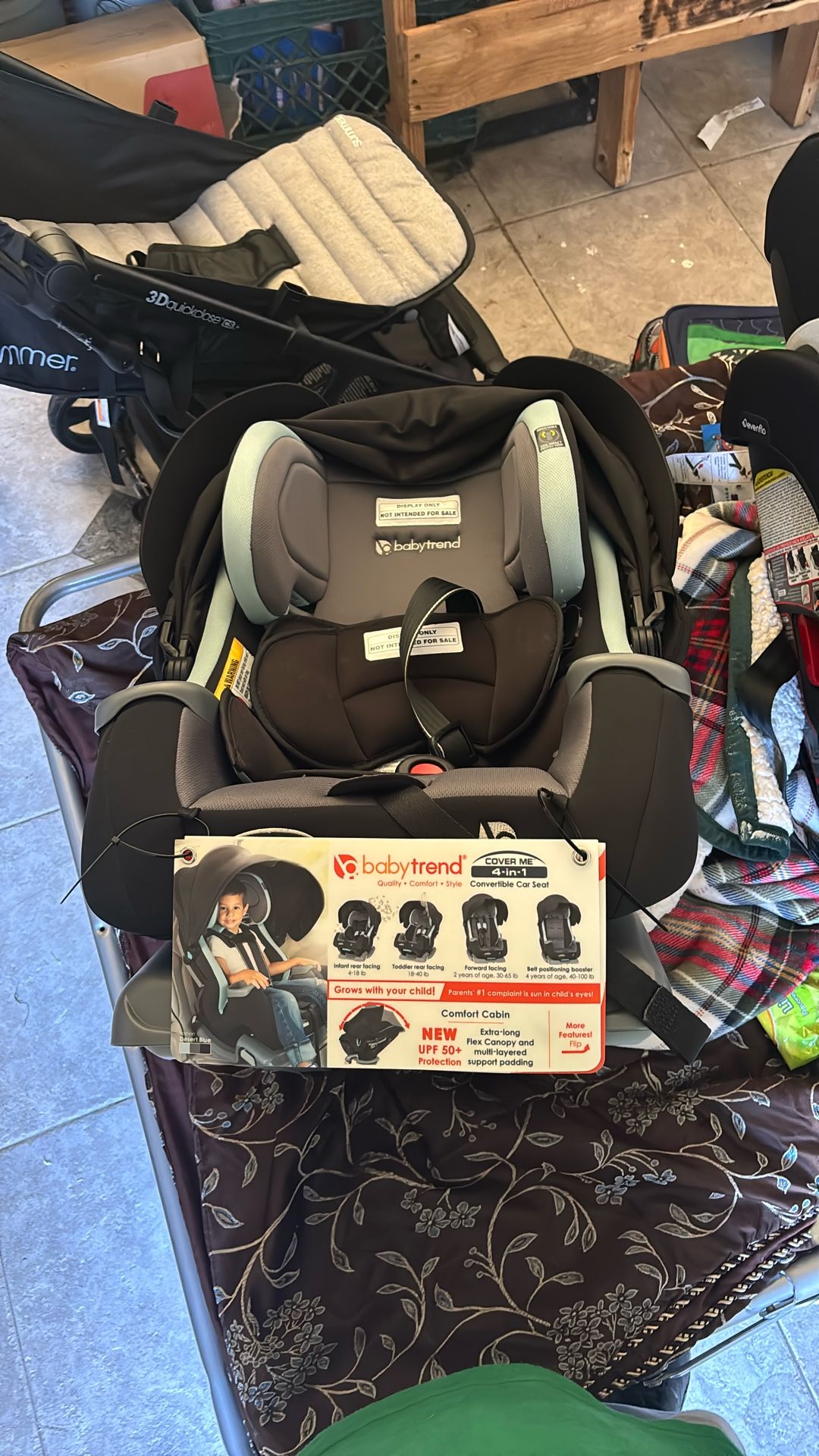 Car Seat Baby Trend Cover Me 4 In 1